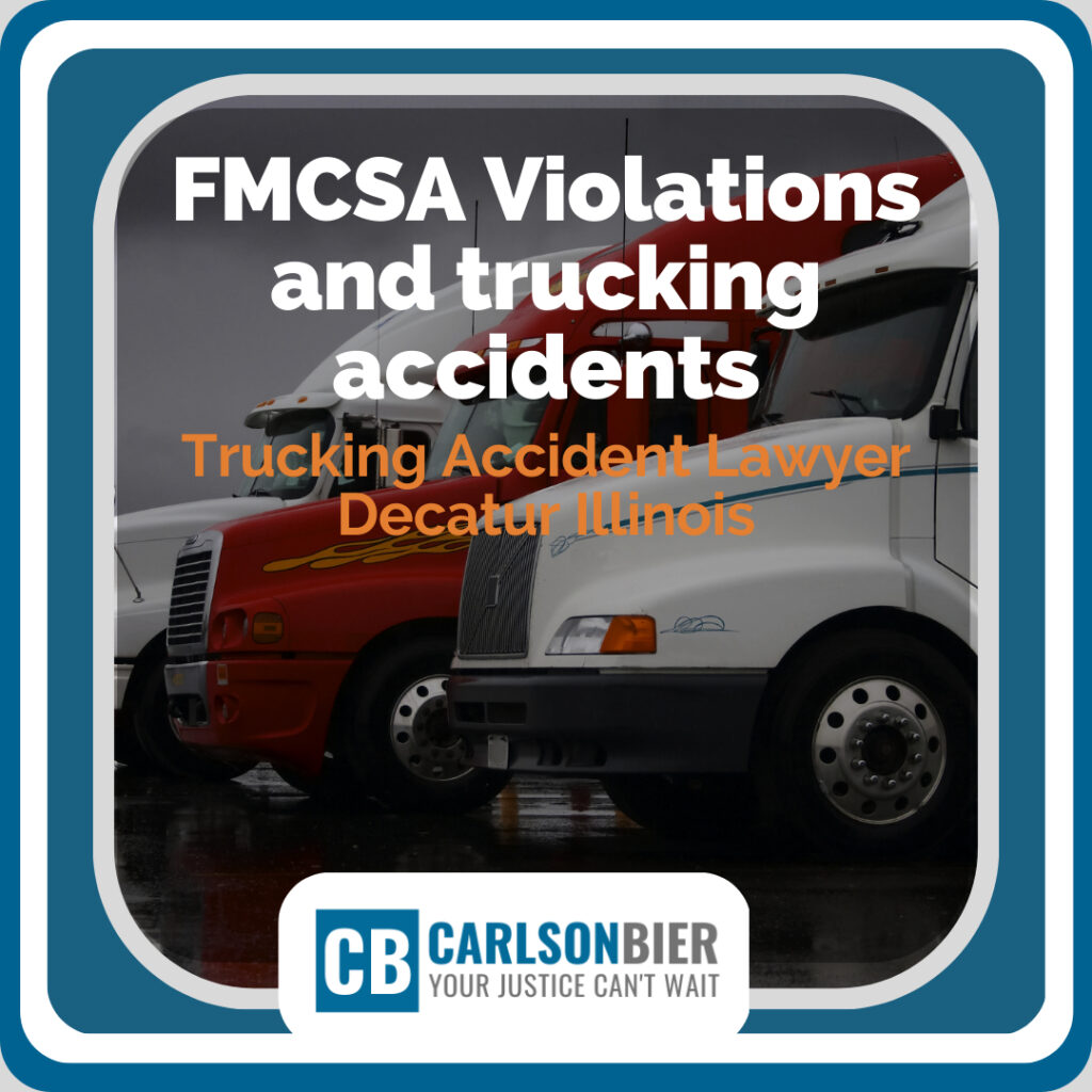 Trucking Accident Lawyer Decatur Illinois | Carlson Bier Associates